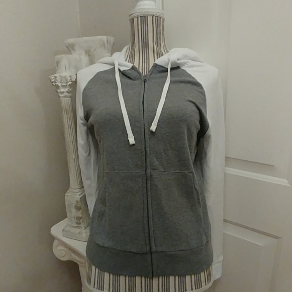 PINK Victoria's Secret Colorblock Hoodie Jacket